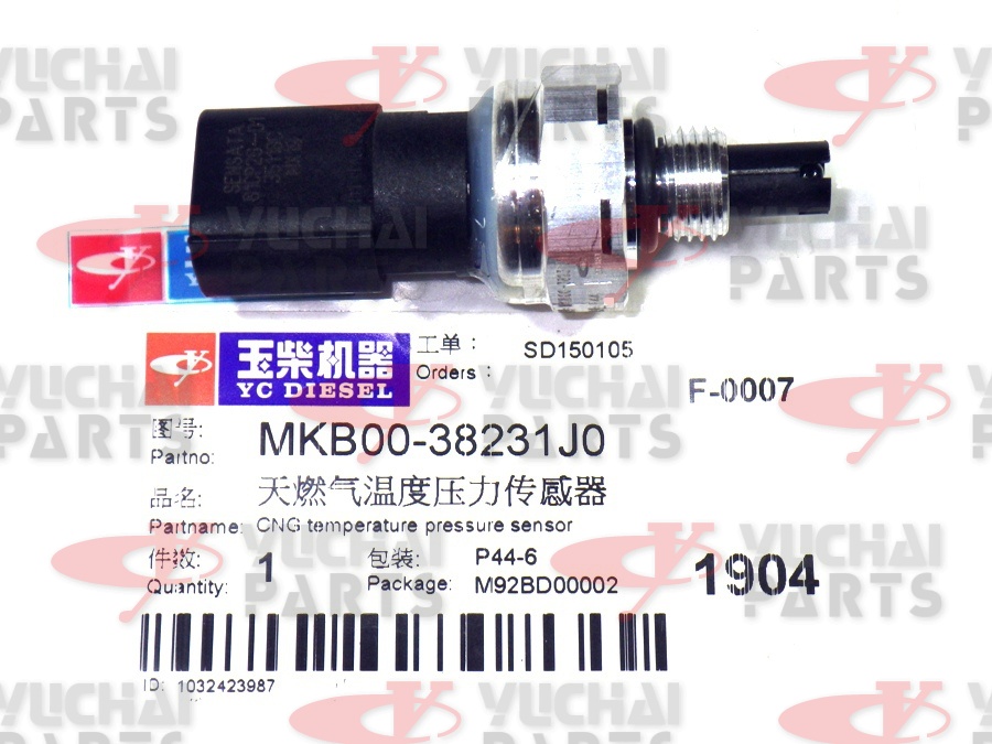 Датчик давления и температуры Yuchai MKB00-38231J0