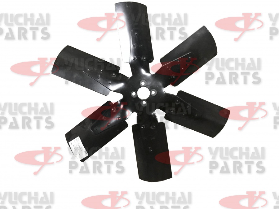 Вентилятор радиатора двигателя Yuchai YC6B125/YC6108 398-1308010A (Крыльчатка вентилятора)